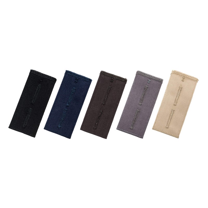 Johnson Smith Johnson & Smith Button Pants Extenders Pack of 5 Colors | Cotton Material | Adjustable Waist Extender for Pants - Image 2